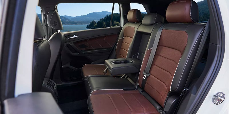 backseats of Volkswagen Tiguan