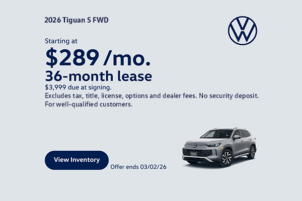 Tiguan National offer (FEB26)